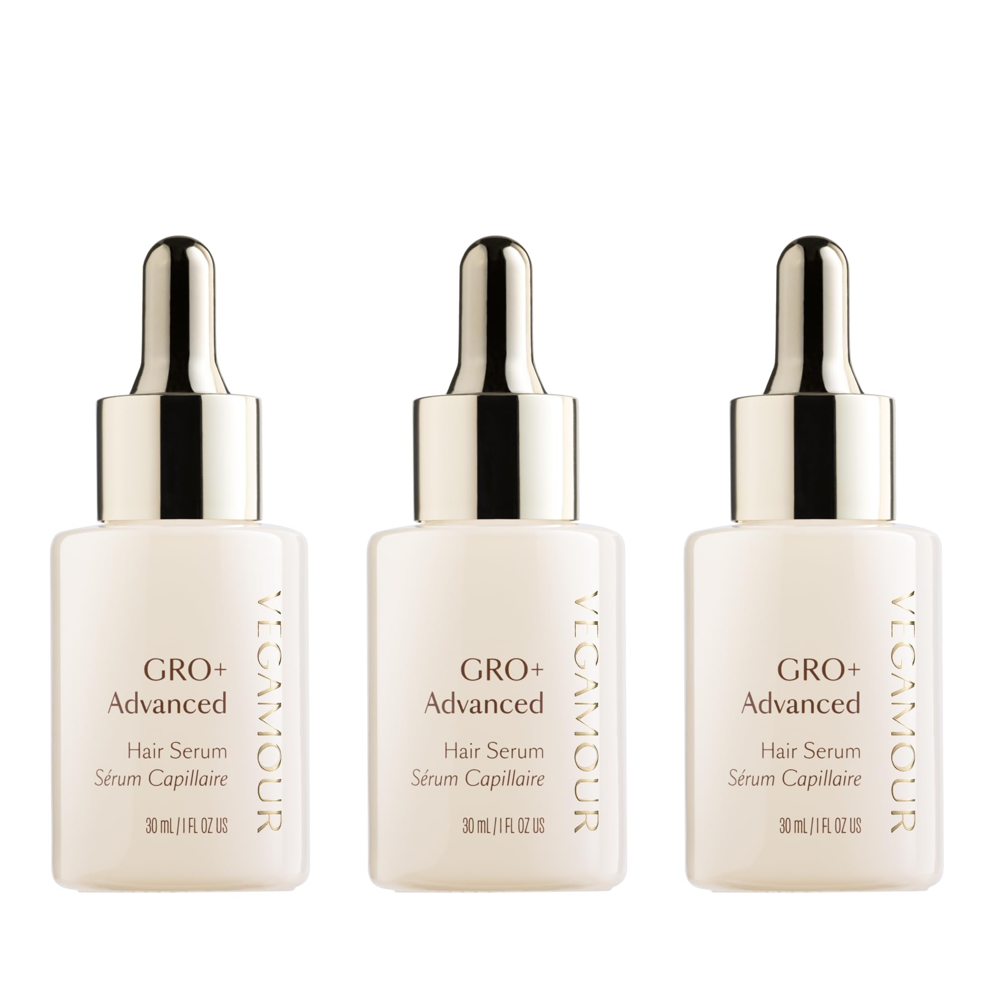VEGAMOUR GRO+ Advanced Hair Serum | Hair & Scalp Wellness Support | Fragrance-Free | Vegan & Cruelty-Free