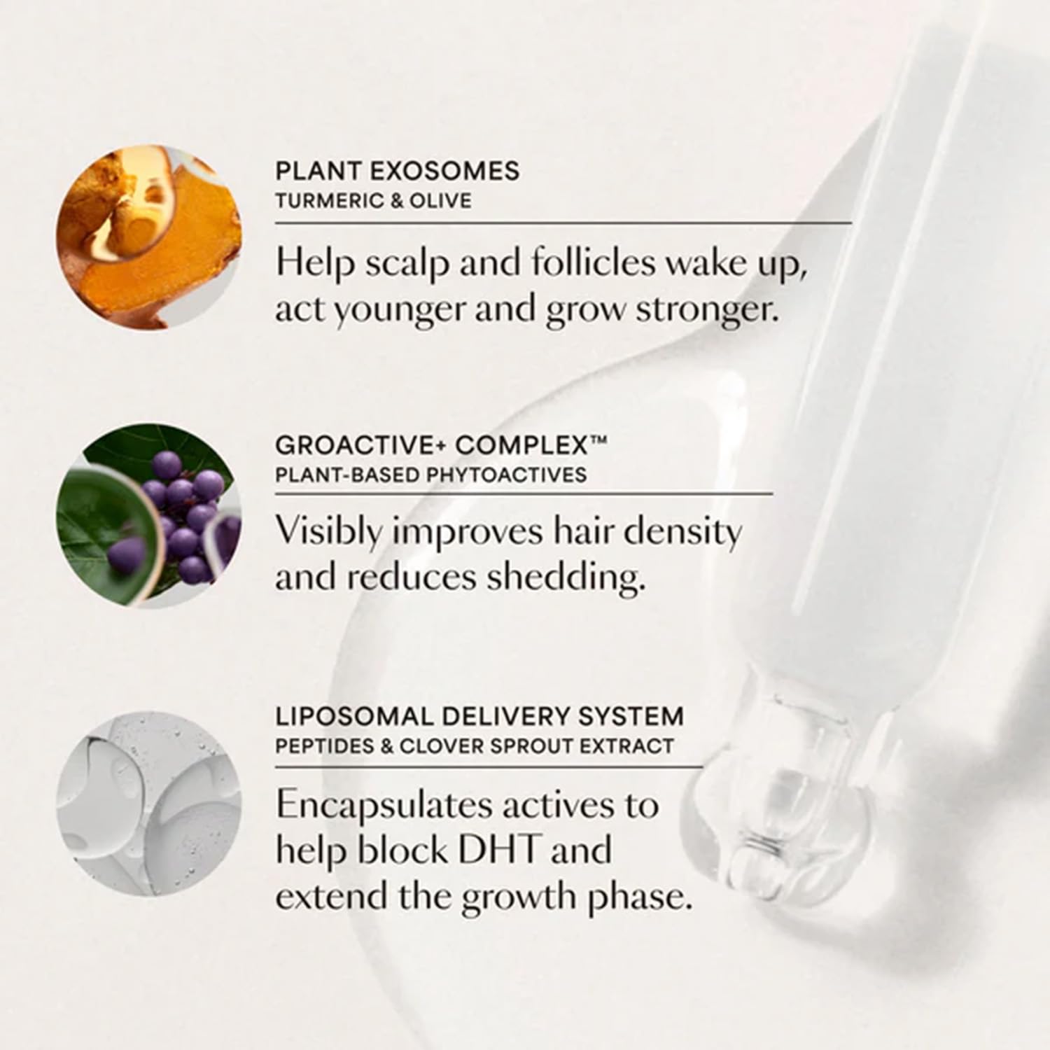 VEGAMOUR GRO+ Advanced Hair Serum | Hair & Scalp Wellness Support | Fragrance-Free | Vegan & Cruelty-Free