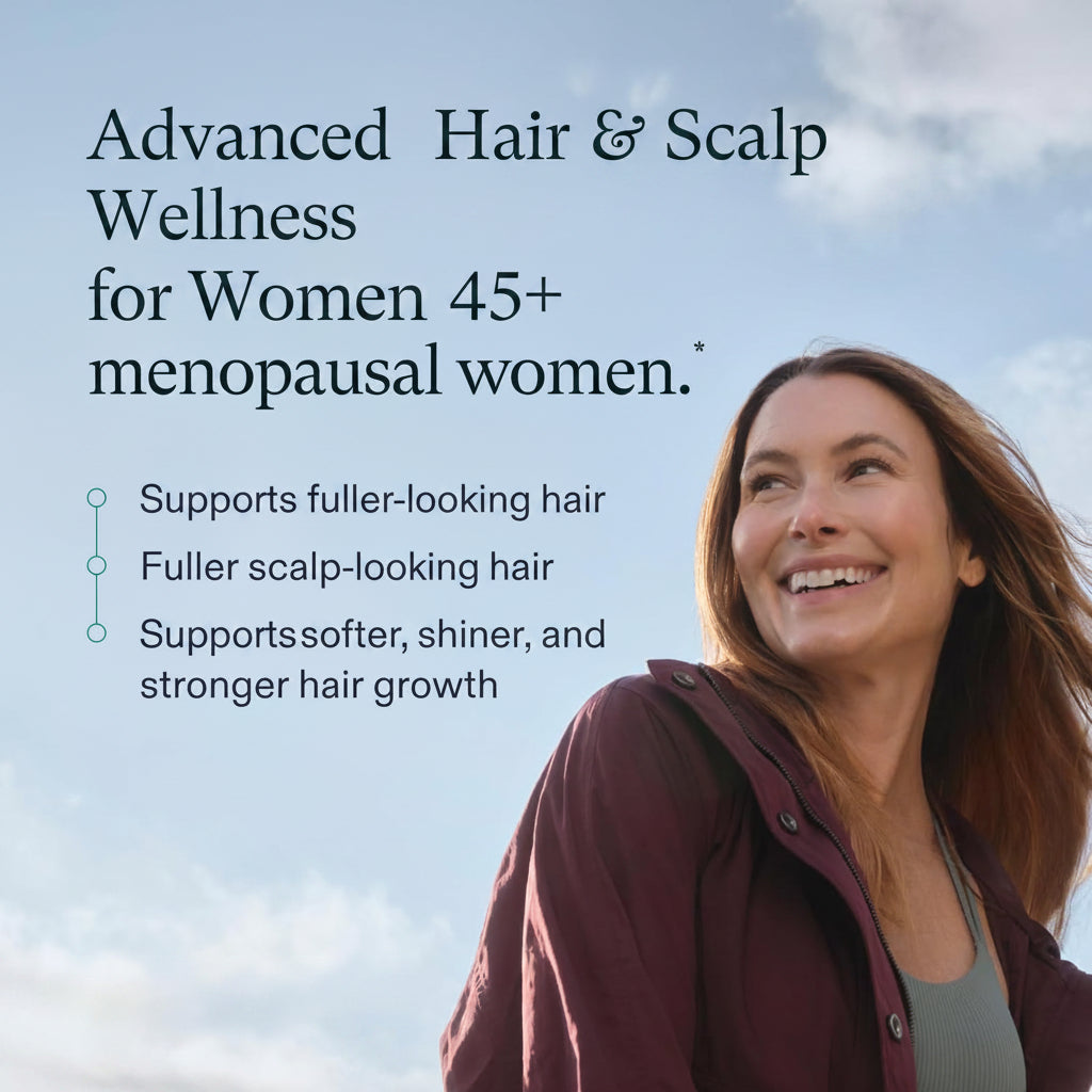 Nutrafol Women's Balance Hair Wellness Supplement Ages 45+ | Daily Nutritional Support for Hair & Scalp Wellness | 1 Month Supply