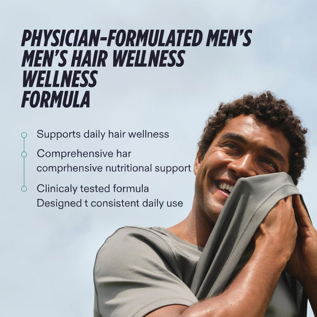 Nutrafol Men's Hair Support Supplement, Daily Formula, 1 Month Supply