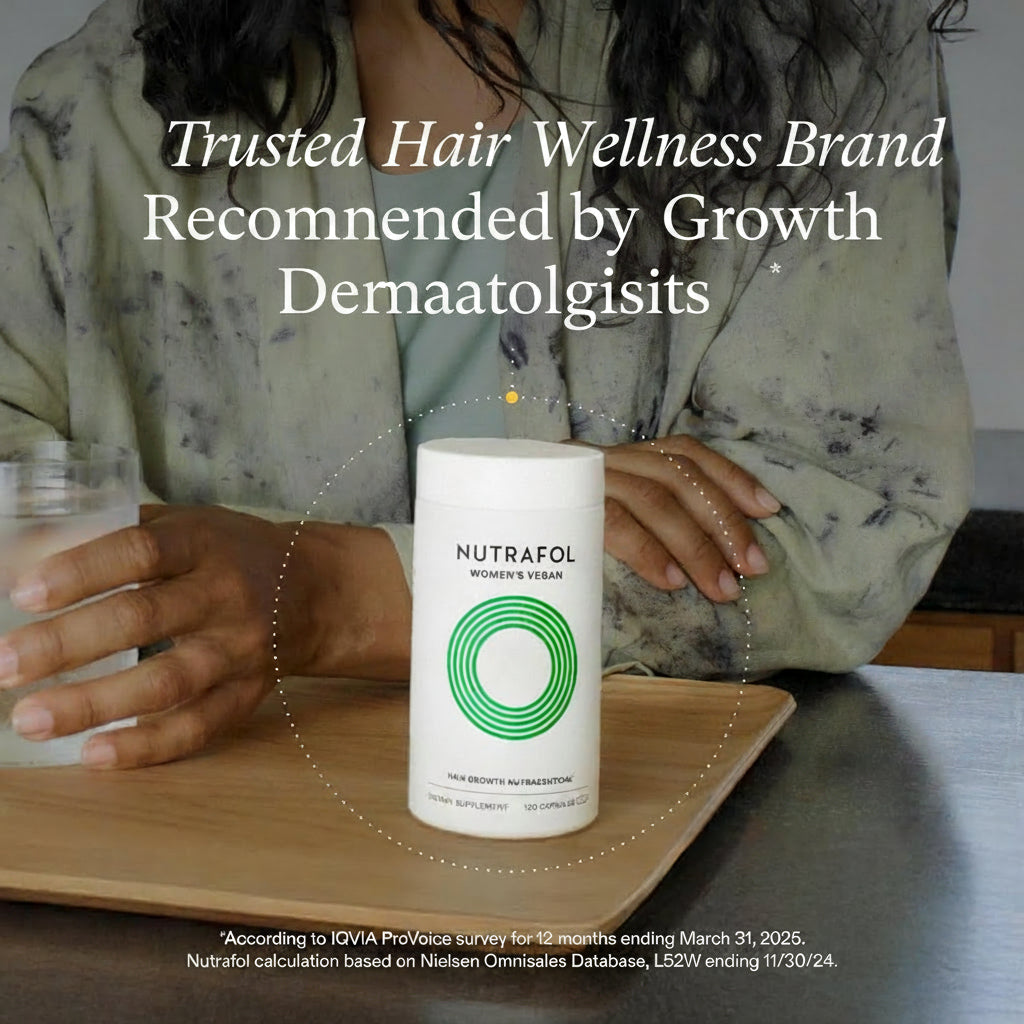 Nutrafol Women's Hair Wellness 18-44 | Hair Supplement | 30 Capsules