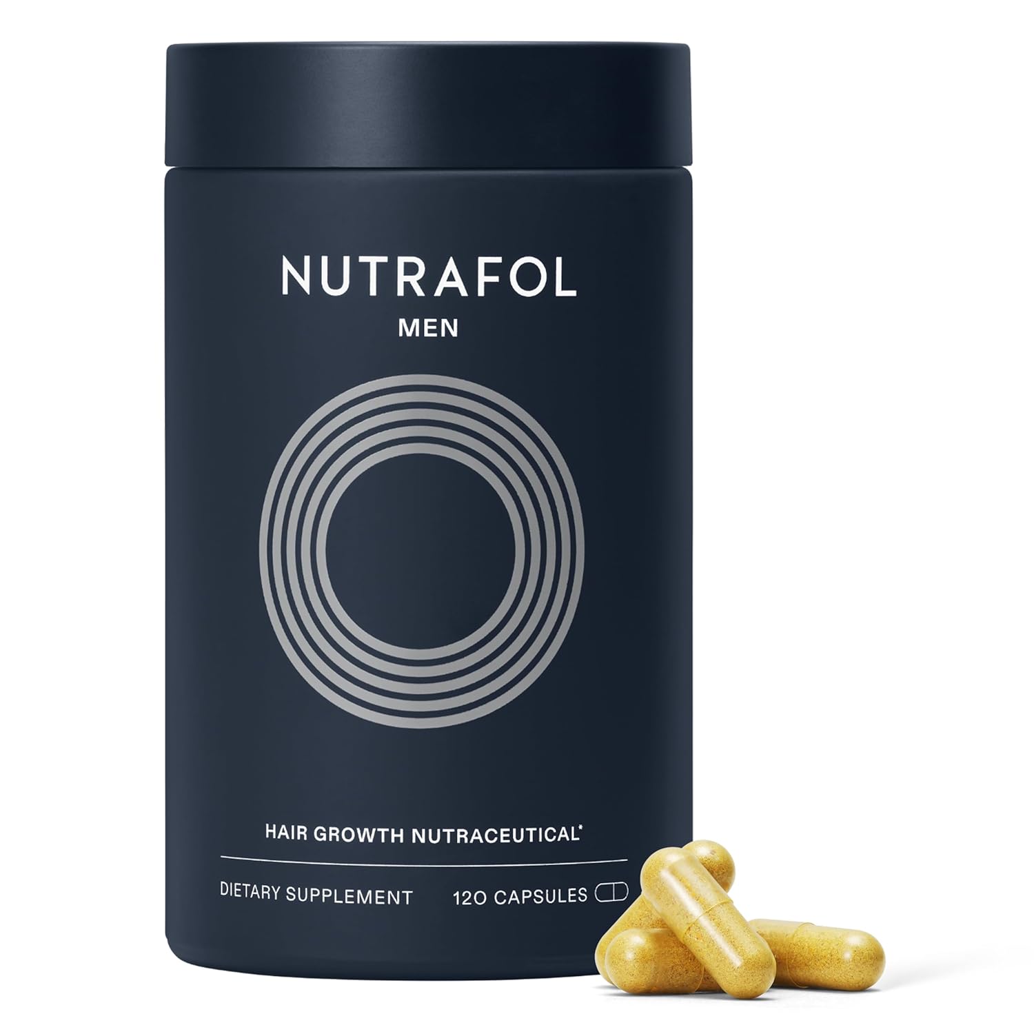 Nutrafol Men's Hair Support Supplement, Daily Formula, 1 Month Supply