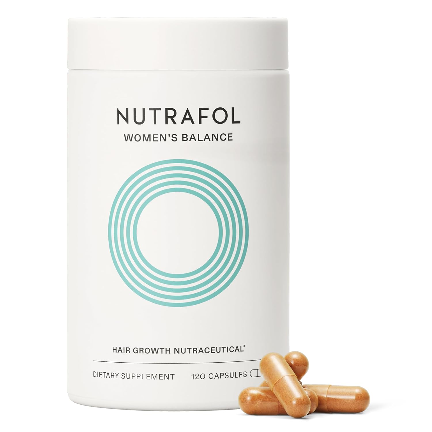 Nutrafol Women's Balance Hair Wellness Supplement Ages 45+ | Daily Nutritional Support for Hair & Scalp Wellness | 1 Month Supply